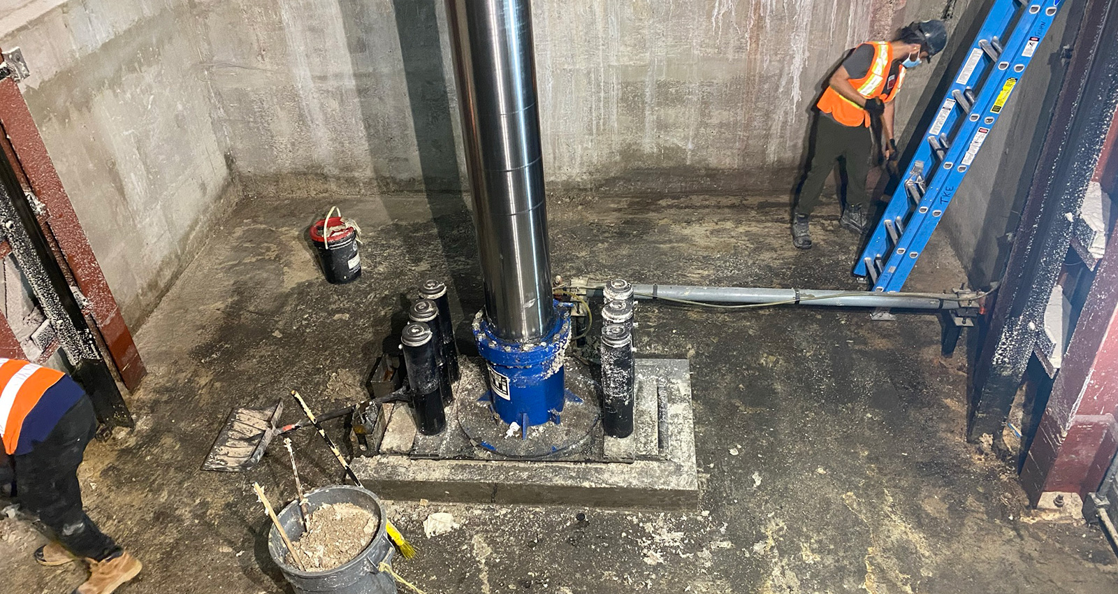 Elevator Pit Cleaning