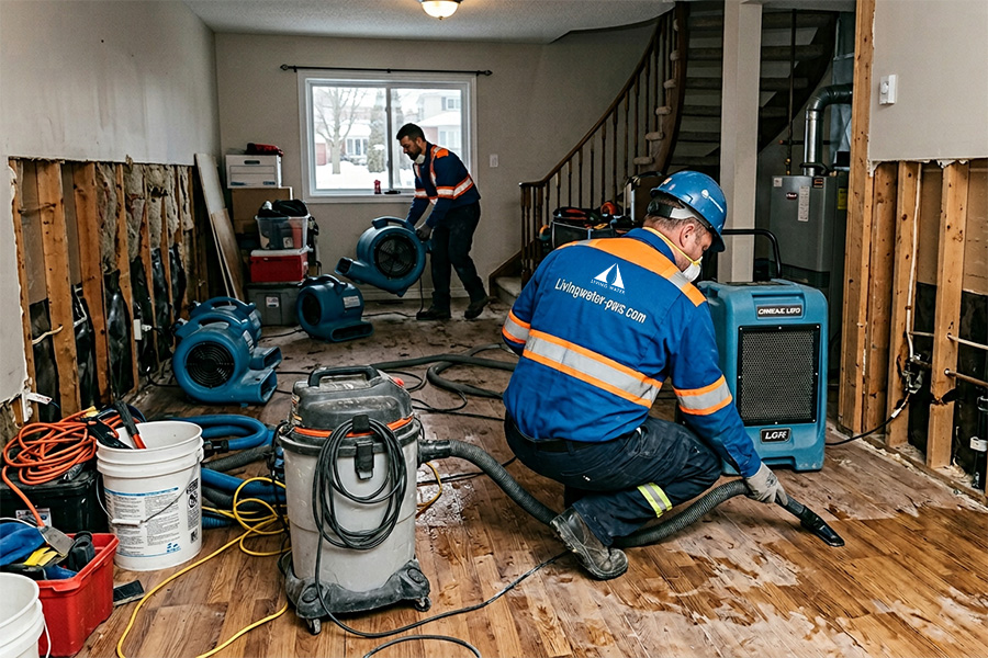 Water damage restoration