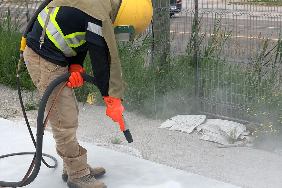 sandblasting