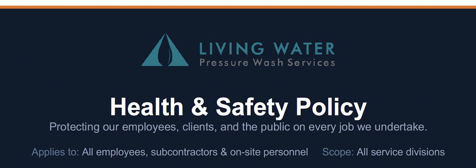 Safety Policy